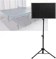 Vertical Table Tennis Rebound Board,Ping Pong Sparring Trainer with 6 Rubbers,Height Adjustable,for Indoor/Outdoor Home Gym