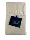 Ralph Lauren Organic Sateen King Size Pillow Case Beige Brown 2 Pillowcases