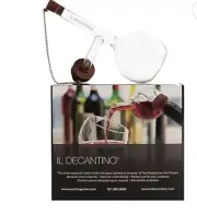 ROYAL CARIBBEAN IL DECANTINO DECANTER WITH CLASS. INSTANT WINE DECANTER.
