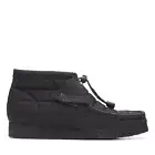 NEW 2022 MEN CLARKS ORIGINAL WALLABEE QUILTED NYLON LIMITED EDITION BLACK SHOES