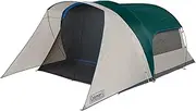 [Coleman] Weatherproof 4-Person Cabin Tent with Screened Porch, Screen Room Adds 35% More Space, Rainfly Included, 10-Minute Setup