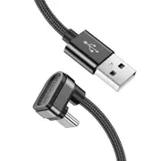 90 Degree Angle U-Shape Design Game 2A Nylon Type-C Data Cable for Samsung S10+ Xiaomi Mi8 Redmi Note8 HUAWEI Mate20