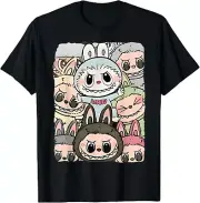 Funny Labubu Cute Labubu The Monsters Pink Meme T-Shirt Hoodie