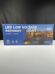 GUARANTLED CBH05W Black 3CCT Selectable LED Low Voltage Path Light 6 Pack