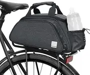 13L Expandable ycle Rear Seat Trunk Bag Large Capaci Rear Panniers Bag Reflective Rear dle Bag Road Bike Bag ycle Storage Bag Hand Bag Grey One Size