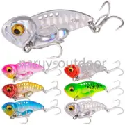 6 Pack Metal Vib Blade Lure 5-14g Sinking Vibration Baits Vibe Bass Pike Perch