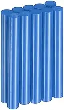 uxcell 10pcs Hot Glue Sticks 0.43" Dia x 3.94" Long EVA Mini Hot Melt Adhesive Glue Stick for Hot Melt Gun Wood Plastic Glass Flowers Fabrics Foam, Blue