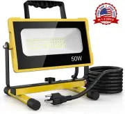 Luz de trabajo LED de 50W, luces de trabajo para garaje de taller, sitio. VIP