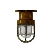 Miniature Vintage Brass Navigation Ceiling Light