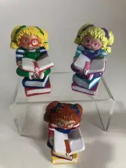 Vintage Cabbage Patch Kids PVC Figure Rare - Book Worm Reading Girl - You Pick!