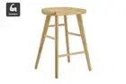 Matt Blatt Saddle Backless Counter Stool (Oak), Natural, Benches, Stools & Bar