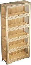 Tier Curio Display, Storage Cabinet with Acrylic Glass Doors, Trophy Display Cases, High Capacity Storage Cabinet with Flip-top Door, Easy to Clean (Size : 172 * 60 * 30cm/67.7 * 23.6 * 11.8in)