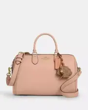 Coach Rowan Large Satchel Bag With Shell Charm