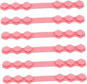 HOODANCOS 10Pcs Adjustable Silicone Mask Ear Hook Extender Lightweight Mask Band Buckle for Comfort and Protection for Reducing Ear Daily Use