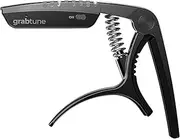 zolyet GRABTUNE GT-100 2-in-1 Multi-functional Guitar Capo Tuner Zinc Alloy Built-in Battery Indicators for Electric Guitar Acoustic Folk Guitar Ukulele Black