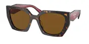 Prada PR 15WS Polarized 2AU5Y1 Men's Sunglasses Tortoiseshell Size 54
