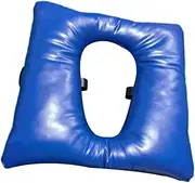 TENOL Bedside Commode Seat Cushion,Waterproof Universal Seats Pad Cover Toilet Seat Cushion for Home,Commode Chair, Seniors,Elderly, Deep Blue