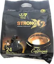 Trung Nguyen G7 3-in-1 Strong X2 Instant Premium Vietnamese Coffee, Coffeemix 24 Sachets x 25g (600g)