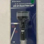 Marine Boat Telescoping Navigation All-Round White LED Stern Pole Light 29-50"