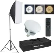 Softbox Lighting Kit, Photography Studio Light with 19.7"X27.5" Reflector and 3