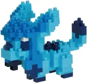 Kawada Nanoblock Pokemon Series Glaceon Micro-Sized Building Block Set USA