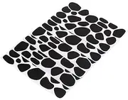 jojofuny 6Sheets Cow Pattern Felt Stickers for DIY Crafts Premium Decorative Decals for Festivals and Parties Durable and Unique Design for Ornaments and Hands Projects