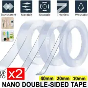 Reusable Strong Adhesive Nano Traceless Transparent Double Sided Anti slip Tape