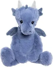 Bear & Me Draco Dragon Teddy Bear Soft Plush Denim Blue Animal Cute Toy Stuffed