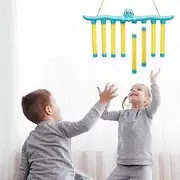 FwQoFvk Hand Eye Coordination Falling Sticks Gam Adjustable Speeds Hand Speed Challenge Game Reaction Training Toy Catching Sticks Game Fun Drop Stick Game for Kids Home Party (Blue)