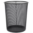 Mesh Rubbish Bin Black Garbage Trash Bathroom Bedroom Kitchen Toilet Can