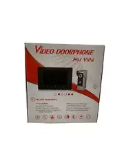 AMOCAM Wired Video Intercom System, 7 Inches Video Doorbell Door Phone System