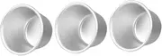 FUNOMOCYA Aluminum Alloy Cake Mold Non-Stick Baking Mould Round Cake Baking Tin Set of 3