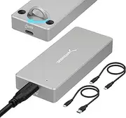 Sabrent USB 3.2 IP67 Water Resistant Tool-Free Enclosure for M.2 PCIe NVMe and M.2 SATA SSDs (EC-WPTF)