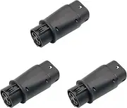 Mellisso 3X EVSE EV Adaptor 32A J1772 Type 1 to Type 2 Plug EV Adapter, Electric Cars Vehicle Charger Charging Connector