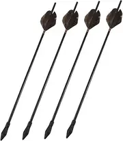 CLISPEED Authentic Wooden Arrows Pot Throwing Game Set for Interactive Outdoor Play