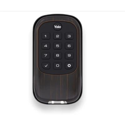 Yale Security Real Living Keyless Push Button Deadbolt With Z-Wave #YRD110ZW0BP