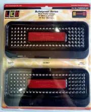 LED Bulletproof Series Combination Taillight Set with 10m Cable FULLY SUBMERSIBL