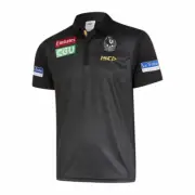 AFL Collingwood Magpies Men's Players Polo Shirt - Size Small