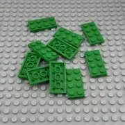 LEGO Plate - Green - 2 x 4 - QTY x10