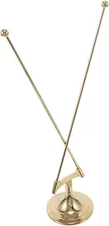 Luxshiny Table Flag Pole Stand: Sturdy Zinc Alloy Construction - Multipurpose Flag Display For Office Desks And Personal Spaces - Cross Structure For Enhanced Stability