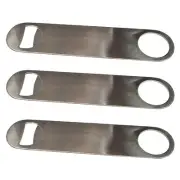 Home Brew Ohio Barware Stainless Steel Heavy Duty Bottle Opener (Set of 3)