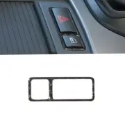 For BMW X5 2000-06 Carbon Fiber Console Warning Light Switch Button Panel Cover (for: BMW)