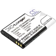 1200mAh 4.44Wh Battery for Poly 2200-86810-001,Rove 30,Rove 40 P/N: BP1709/A