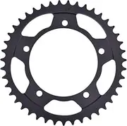 Wivplex 525 43T 43 Tooth Rear Sprocket Gear Staring Wheels, for, for Triumph, Road 800 Bonneville T100 Centennial Edition 865 Bonneville Black Motorcycle Rear Sprocket