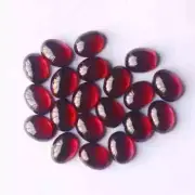 AAA+ Natural Garnet Cabochon Oval Shape Loose Gemstone