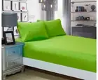 1000TC Ultra Soft Fitted Sheet & 2 Pillowcases Set - Single/King Single/Doubl...