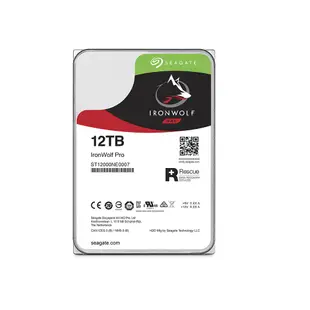 希捷那嘶狼Pro Seagate IronWolf Pro 12TB NAS專用硬碟 (ST12000NE0008)