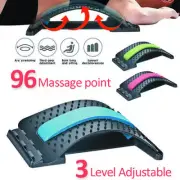 Back Massager Magic Stretcher Fitness Lumbar Waist Spine Pain Relief Support VN