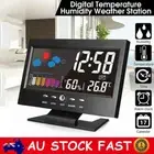 Large LED Digital Desk Alarm Clock Thermometer Temperature Calender Time Week AU