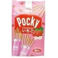 在飛比找蝦皮購物優惠-固力果Pocky 草莓棒 9袋入~買多優惠喔